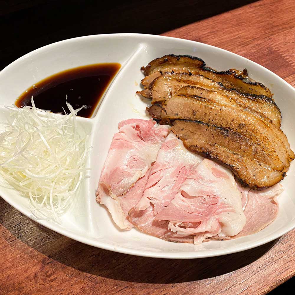 レアバラチャーシュー盛り合わせ